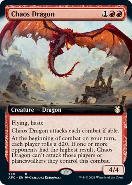Chaos Dragon - 299 - rare