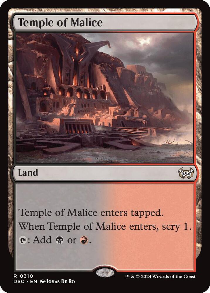 Temple of Malice - 310 - rare