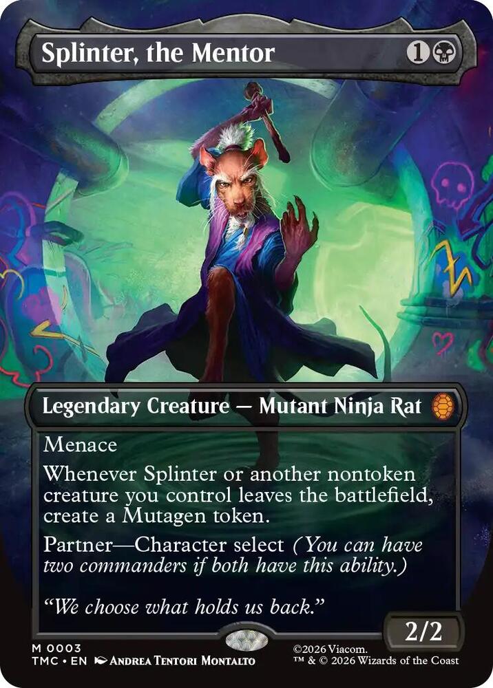 Splinter, the Mentor - 3 - mythic