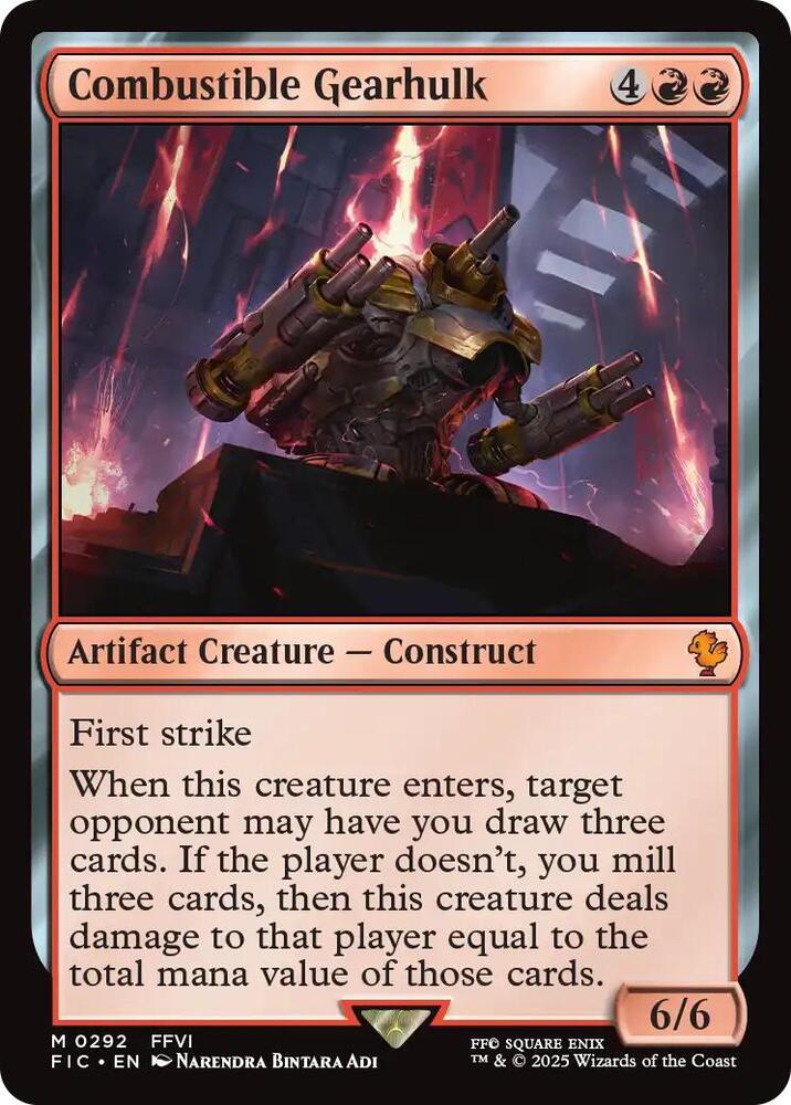 Combustible Gearhulk - 292 - mythic