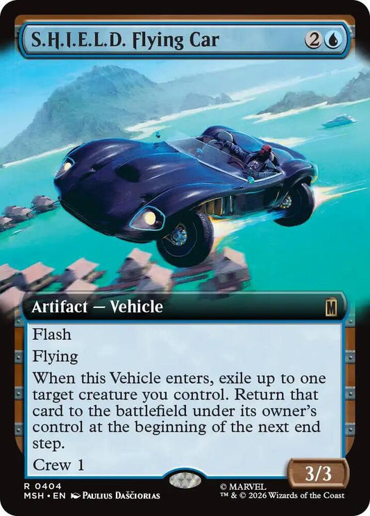 S.H.I.E.L.D. Flying Car - 404 - rare