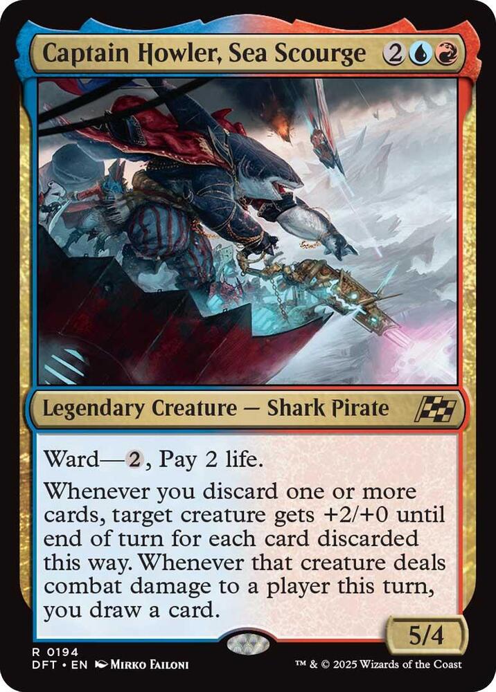 Captain Howler, Sea Scourge - 194 - rare