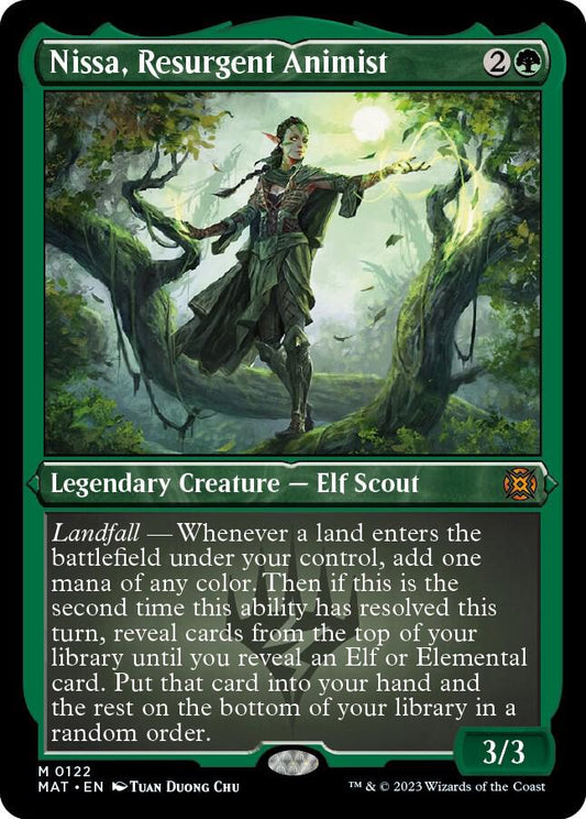 Nissa, Resurgent Animist - 122 - Etched mythic