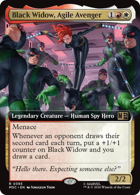 Black Widow, Agile Avenger - 395 - rare