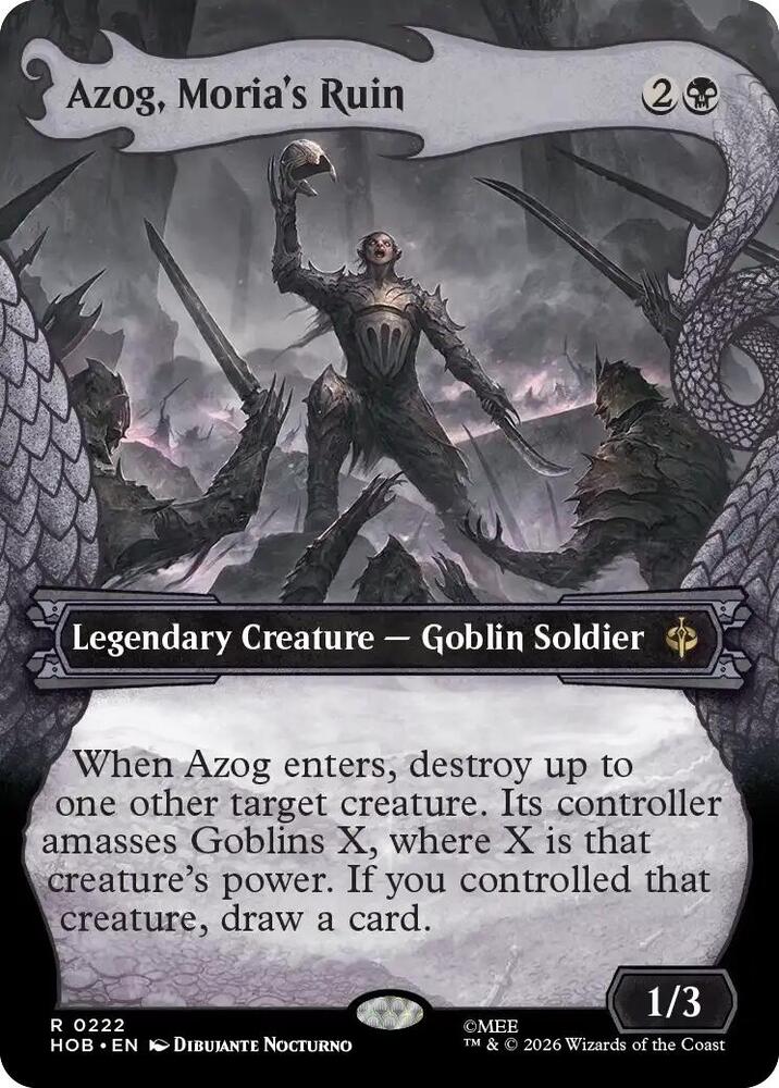 Azog, Moria's Ruin - 222 - rare