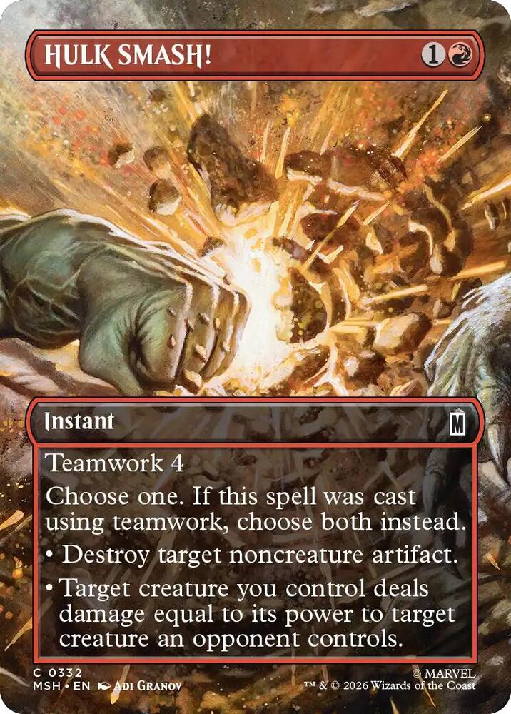 HULK SMASH! - 332 - common