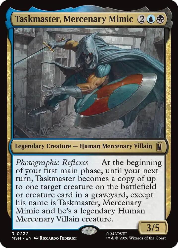 Taskmaster, Mercenary Mimic - 232 - rare