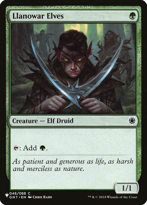 Llanowar Elves - GNT-46 - common