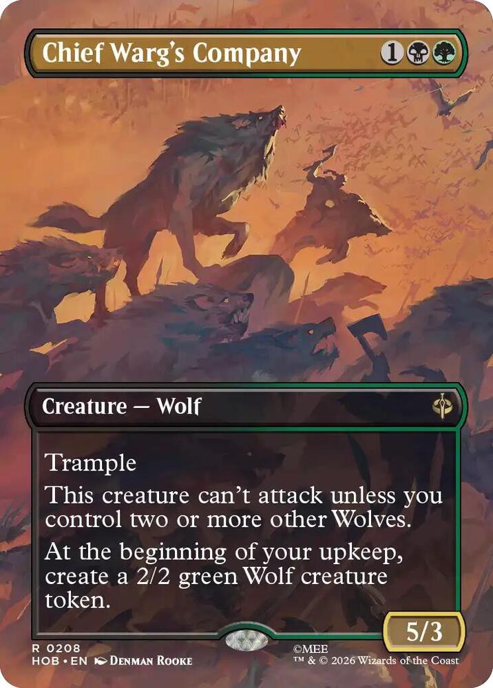 Chief Warg's Company - 208 - rare