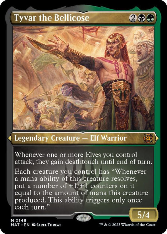 Tyvar the Bellicose - 148 - Etched mythic