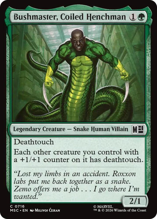 Bushmaster, Coiled Henchman - 716 - common