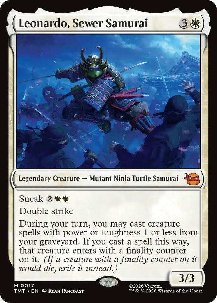 Leonardo, Sewer Samurai - 17 - mythic