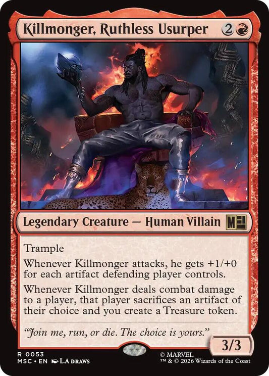 Killmonger, Ruthless Usurper - 53 - rare