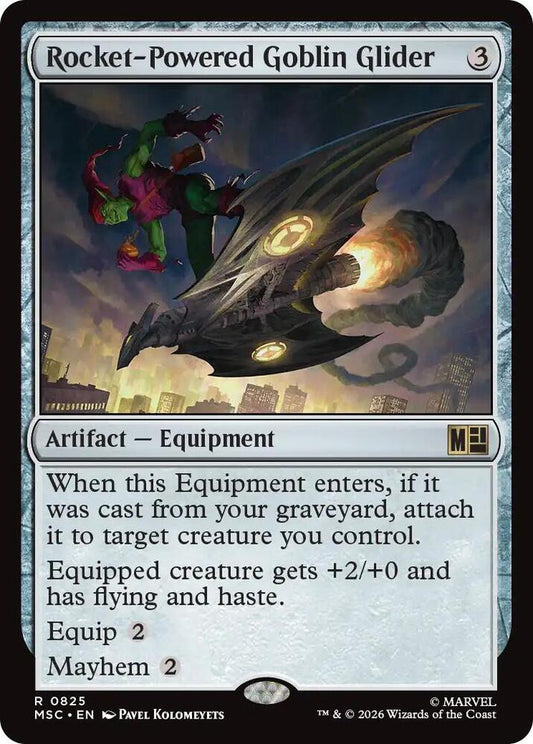 Rocket-Powered Goblin Glider - 825 - rare