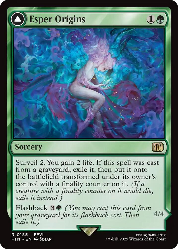 Esper Origins // Summon: Esper Maduin - 185 - rare