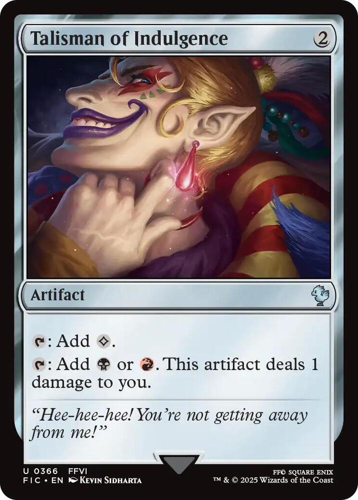 Talisman of Indulgence - 366 - uncommon