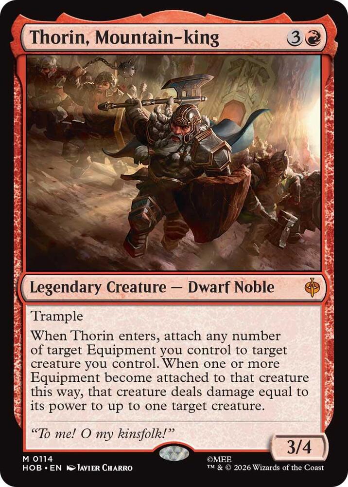 Thorin, Mountain-king - 114 - mythic