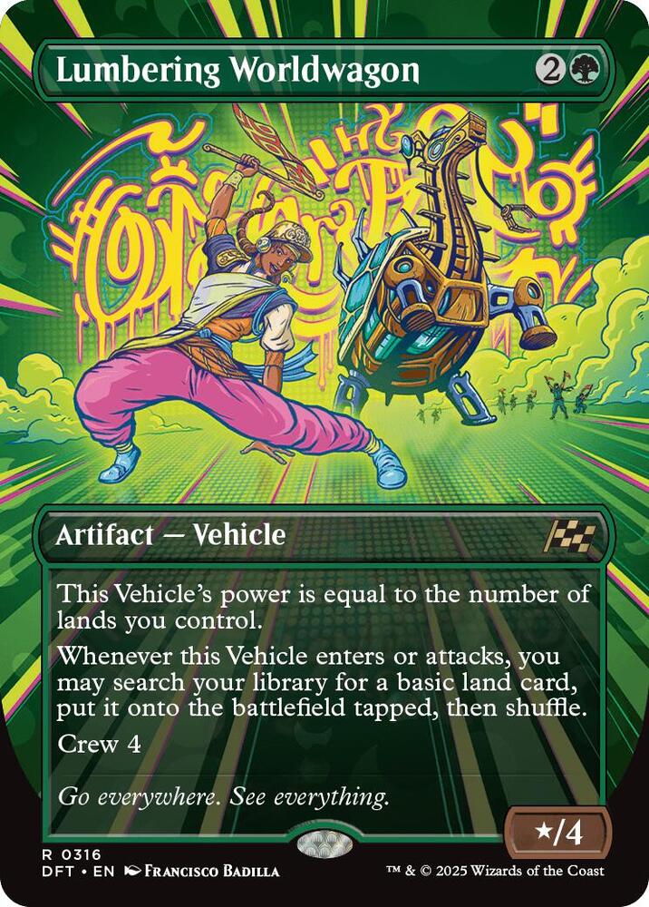 Lumbering Worldwagon - 316 - rare