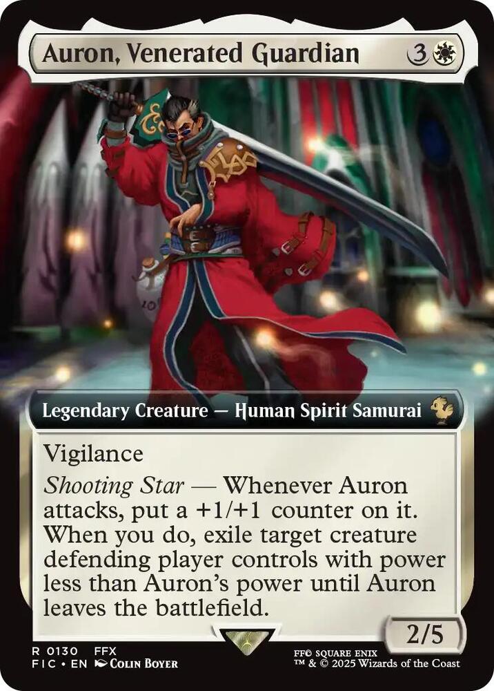 Auron, Venerated Guardian - 130 - rare