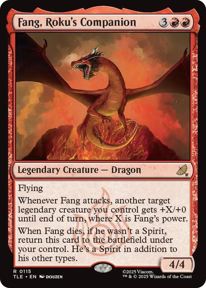 Fang, Roku's Companion - 115 - rare