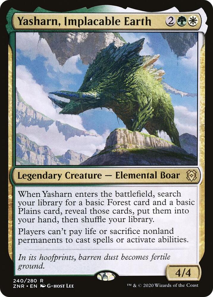 Yasharn, Implacable Earth - 240 - rare