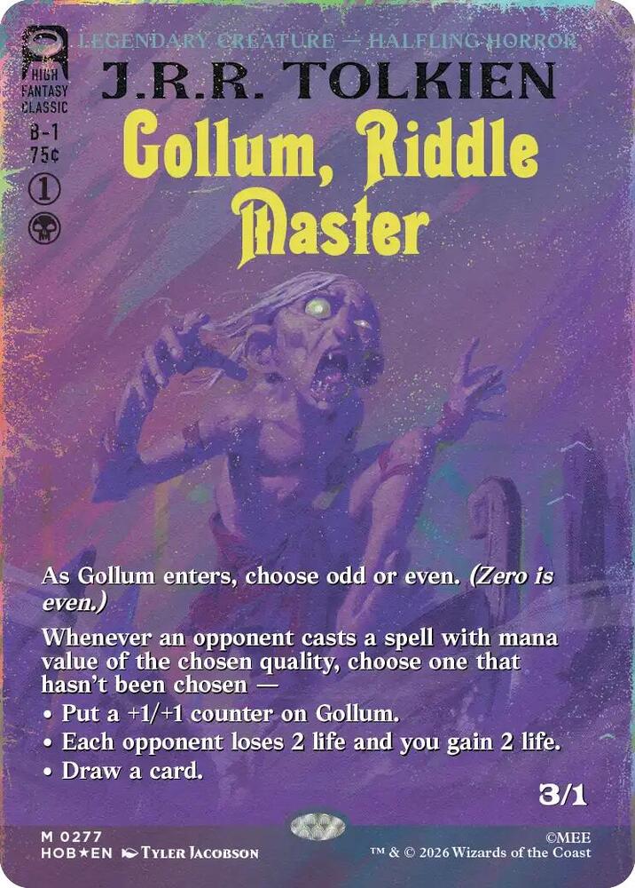 Gollum, Riddle Master - 277 - mythic
