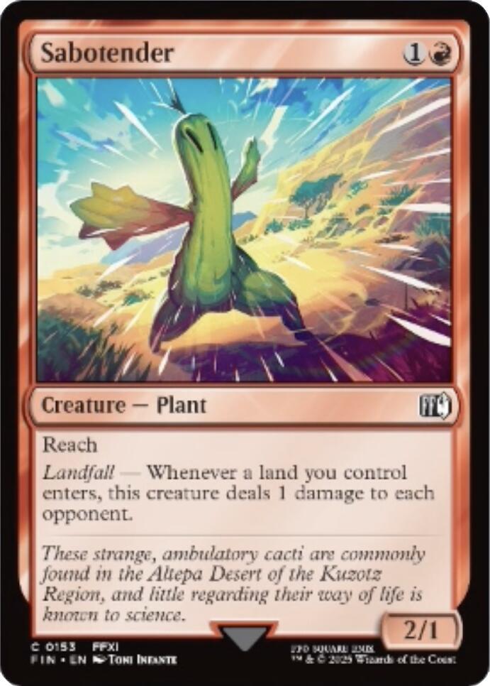 Sabotender - 153 - common