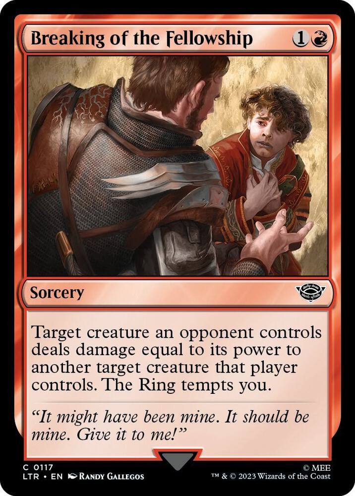 Breaking of the Fellowship - 117 - common