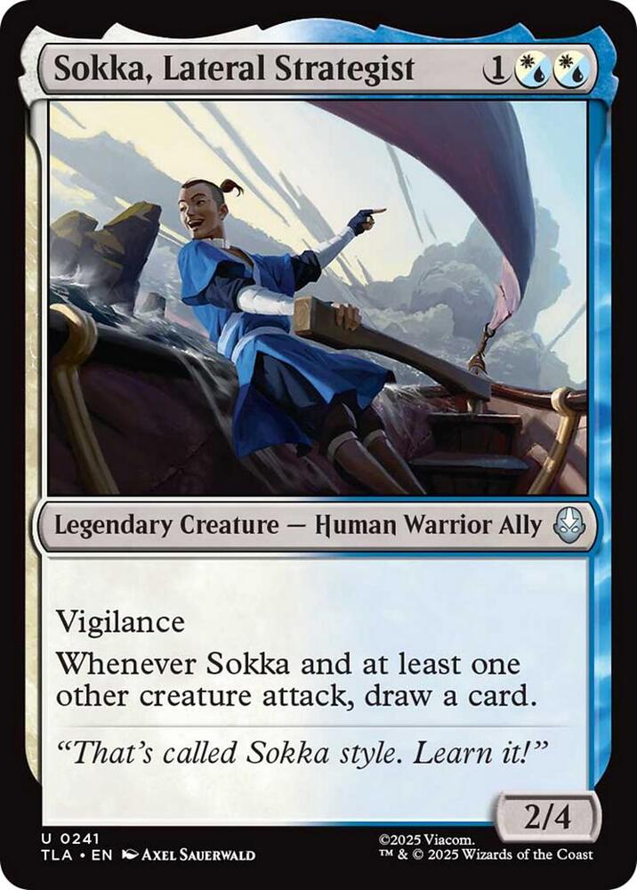 Sokka, Lateral Strategist - 241 - uncommon