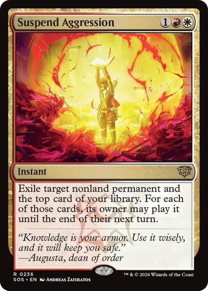 Suspend Aggression - 236 - rare
