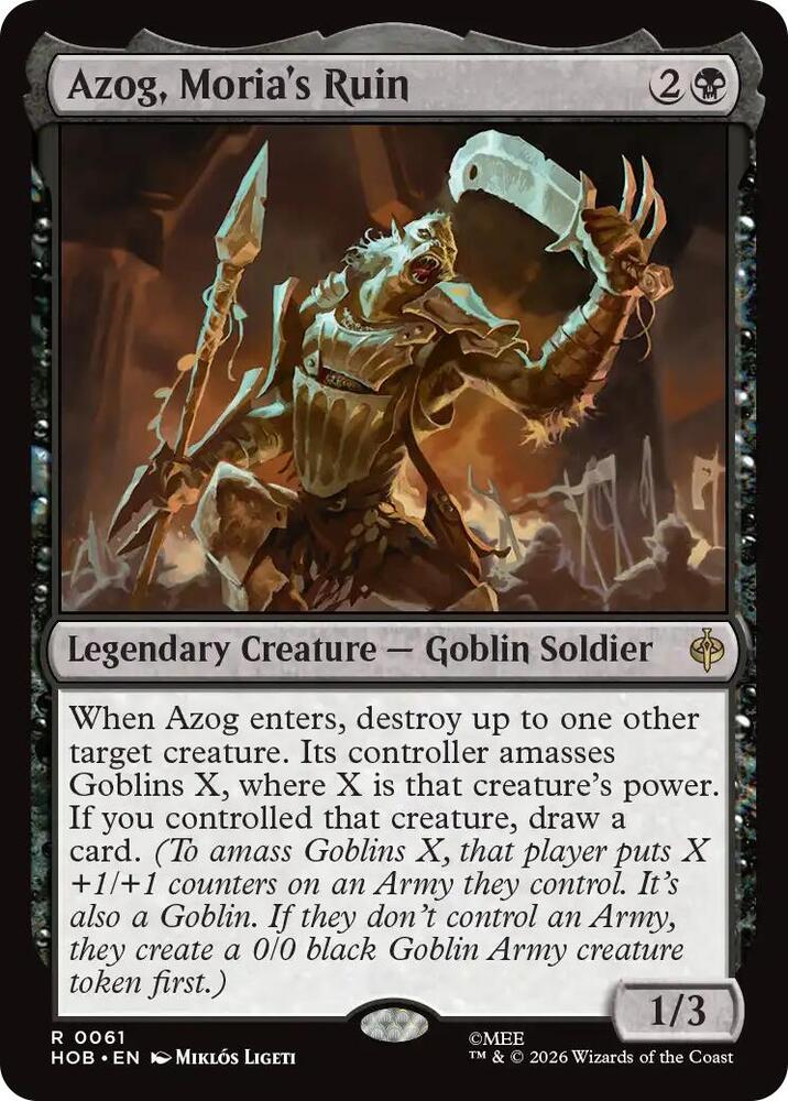 Azog, Moria's Ruin - 61 - rare