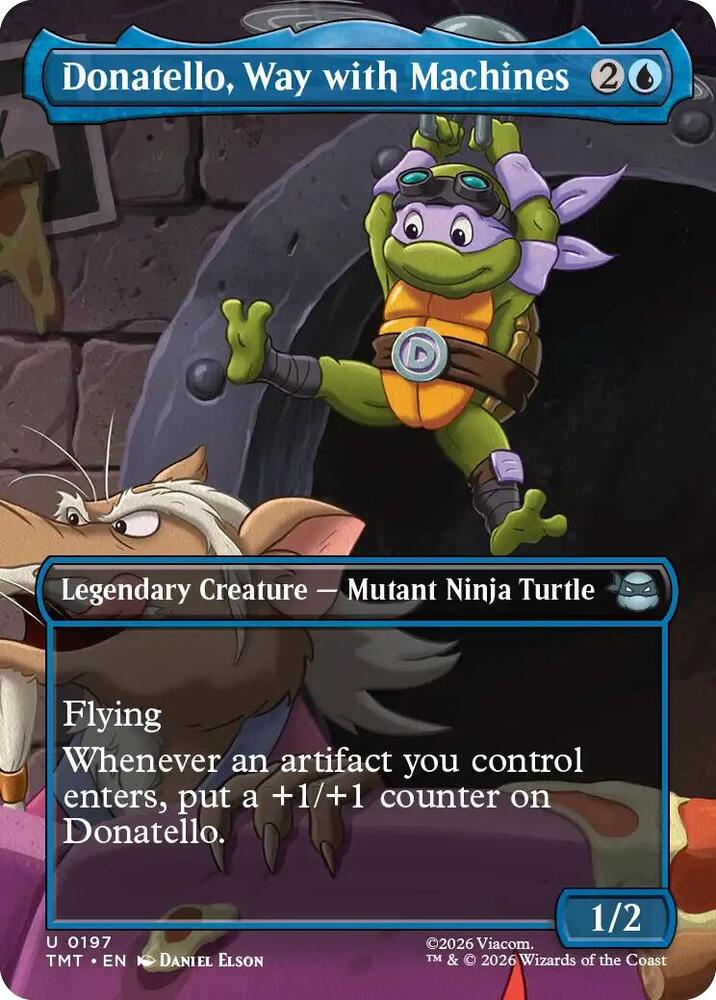 Donatello, Way with Machines - 197 - uncommon
