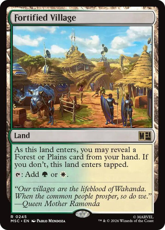 Fortified Village - 245 - rare