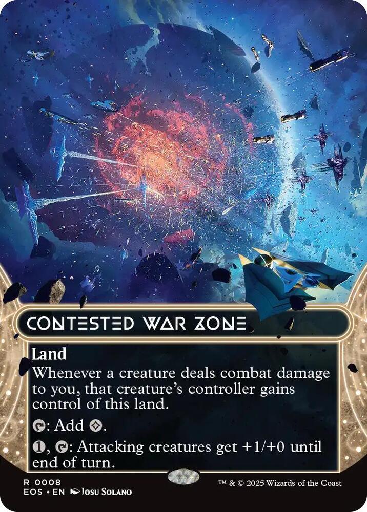 Contested War Zone - 8 - rare