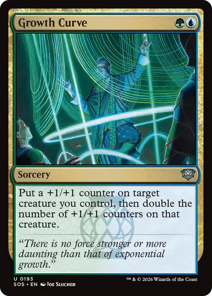 Growth Curve - 193 - uncommon