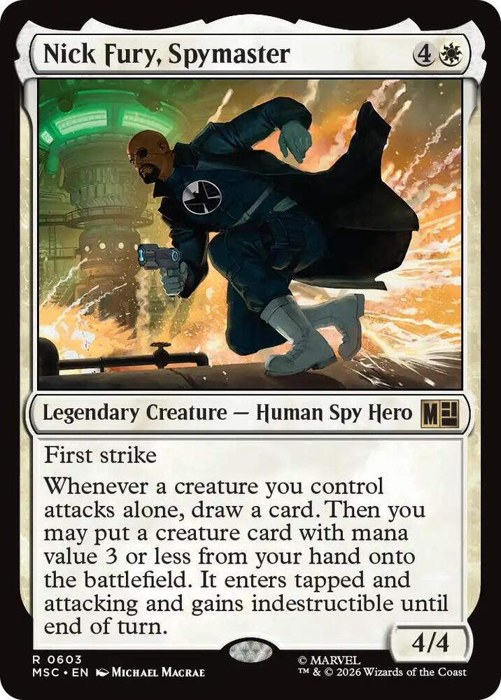 Nick Fury, Spymaster - 603 - rare