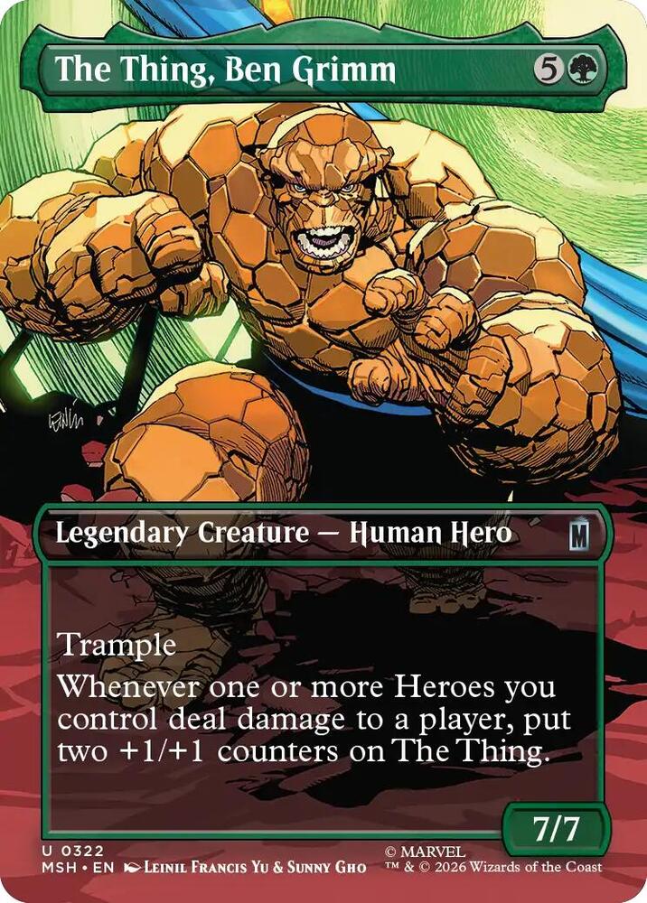 The Thing, Ben Grimm - 322 - uncommon