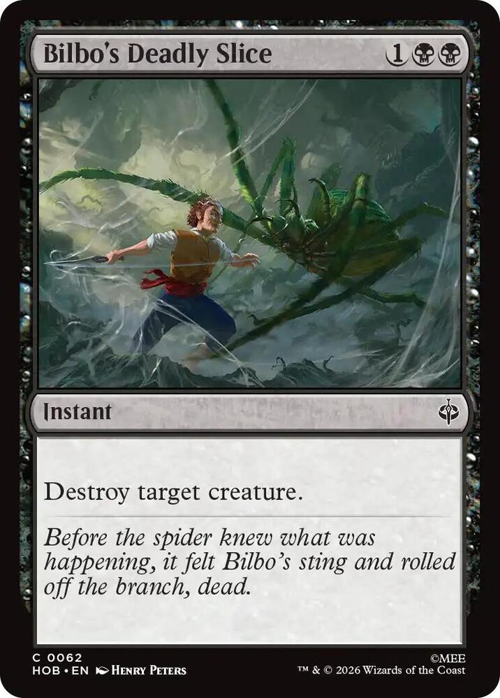 Bilbo's Deadly Slice - 62 - common