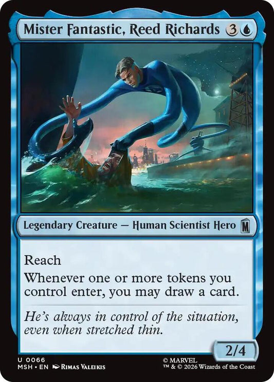 Mister Fantastic, Reed Richards - 66 - uncommon