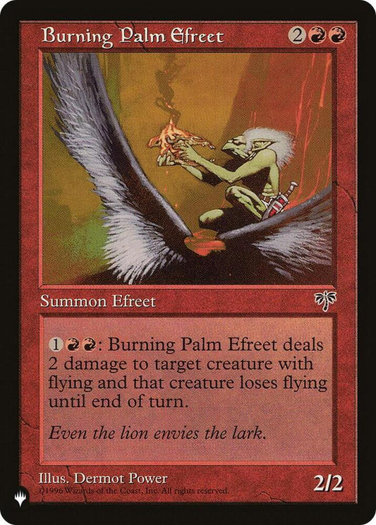 Burning Palm Efreet - MIR-161 - uncommon