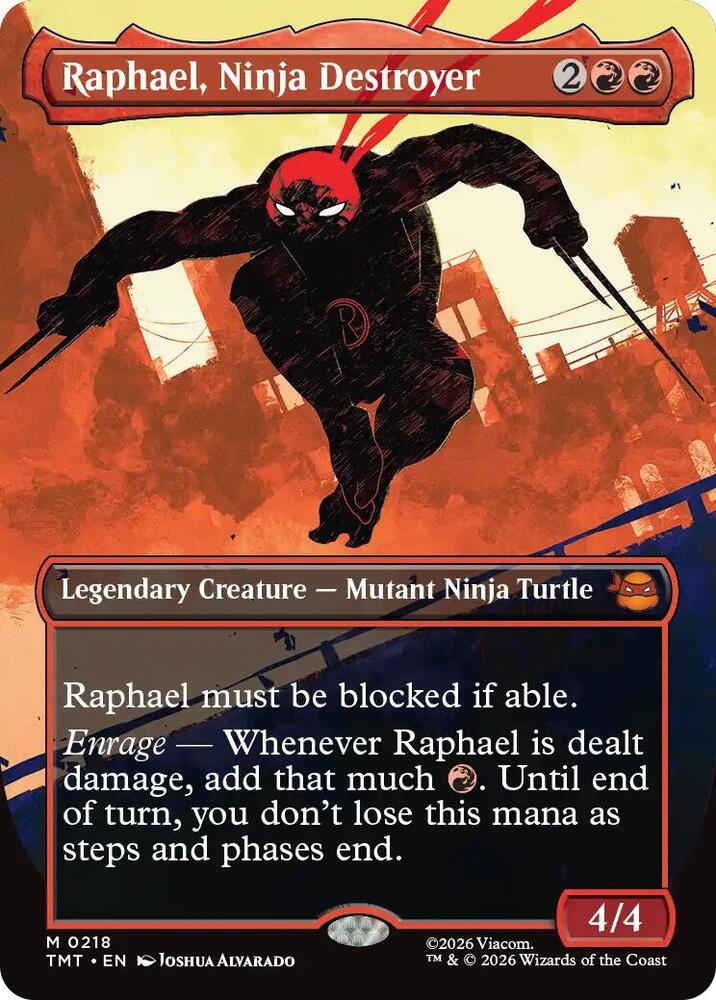 Raphael, Ninja Destroyer - 218 - mythic