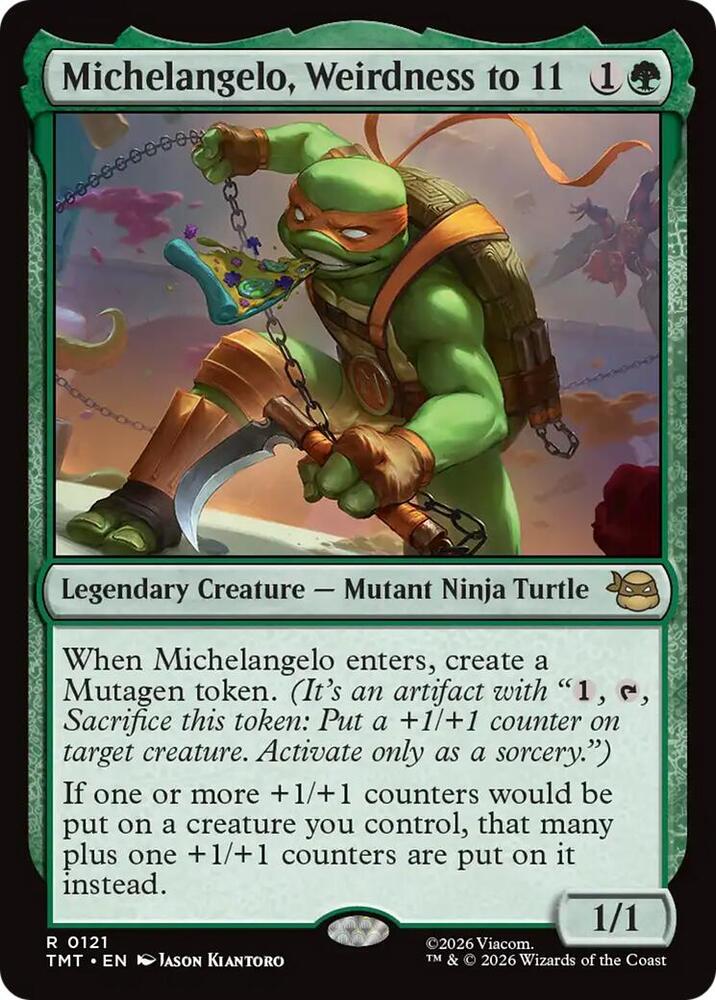 Michelangelo, Weirdness to 11 - 121 - rare