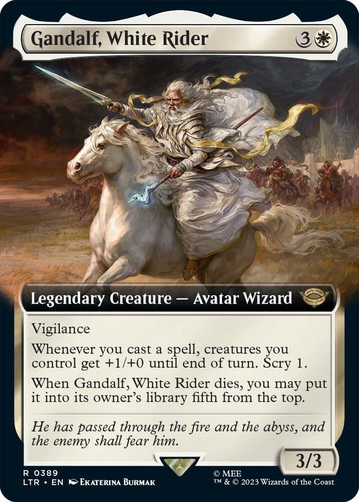 Gandalf, White Rider - 389 - rare