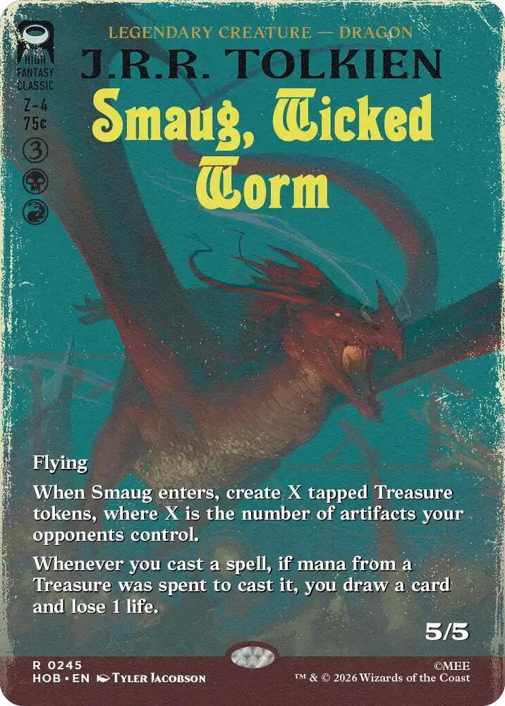 Smaug, Wicked Worm - 245 - rare