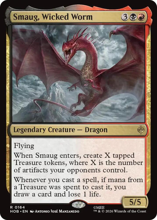 Smaug, Wicked Worm - 164 - rare