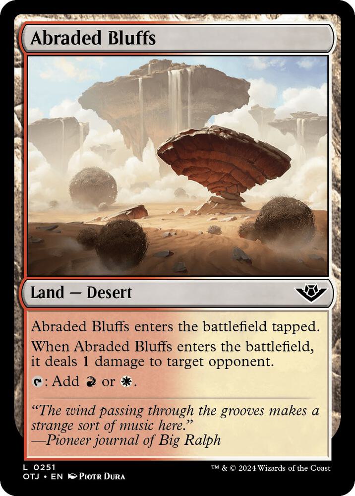 Abraded Bluffs - 251 - common