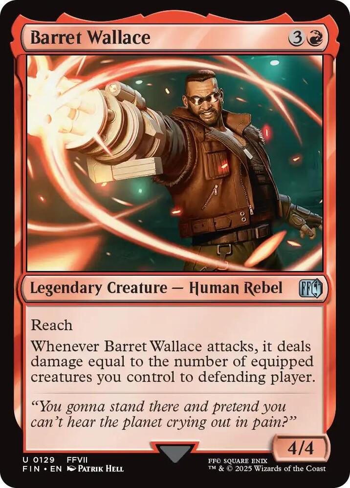 Barret Wallace - 129 - uncommon