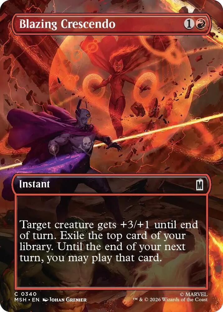 Blazing Crescendo - 340 - common