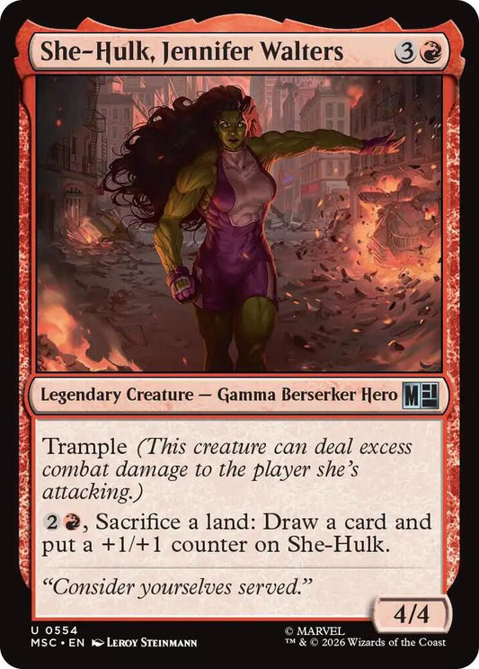 She-Hulk, Jennifer Walters - 554 - uncommon