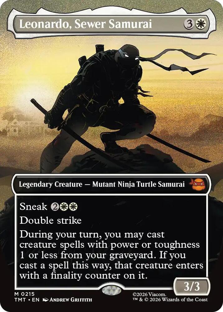 Leonardo, Sewer Samurai - 215 - mythic